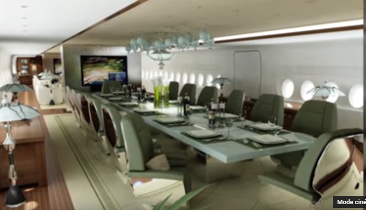01 – Prince Al-Waleed bin Talal’s A380 – intérieur