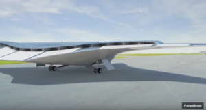 avion expérimental avec générateur à turbine qui alimente plusieurs moteurs électriques