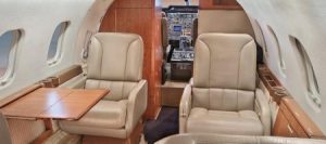 Bombardier · Learjet 55 - intérieur
