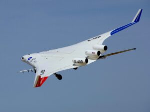 Le X-48B - photo de la NASA