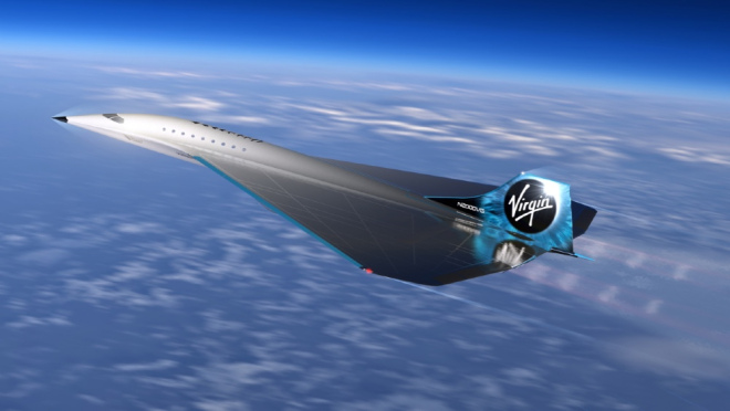 Le projet de jet supersonique de Virgin Galactic