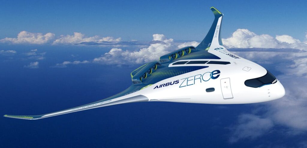 3 - Airbus zéro émission aile volante