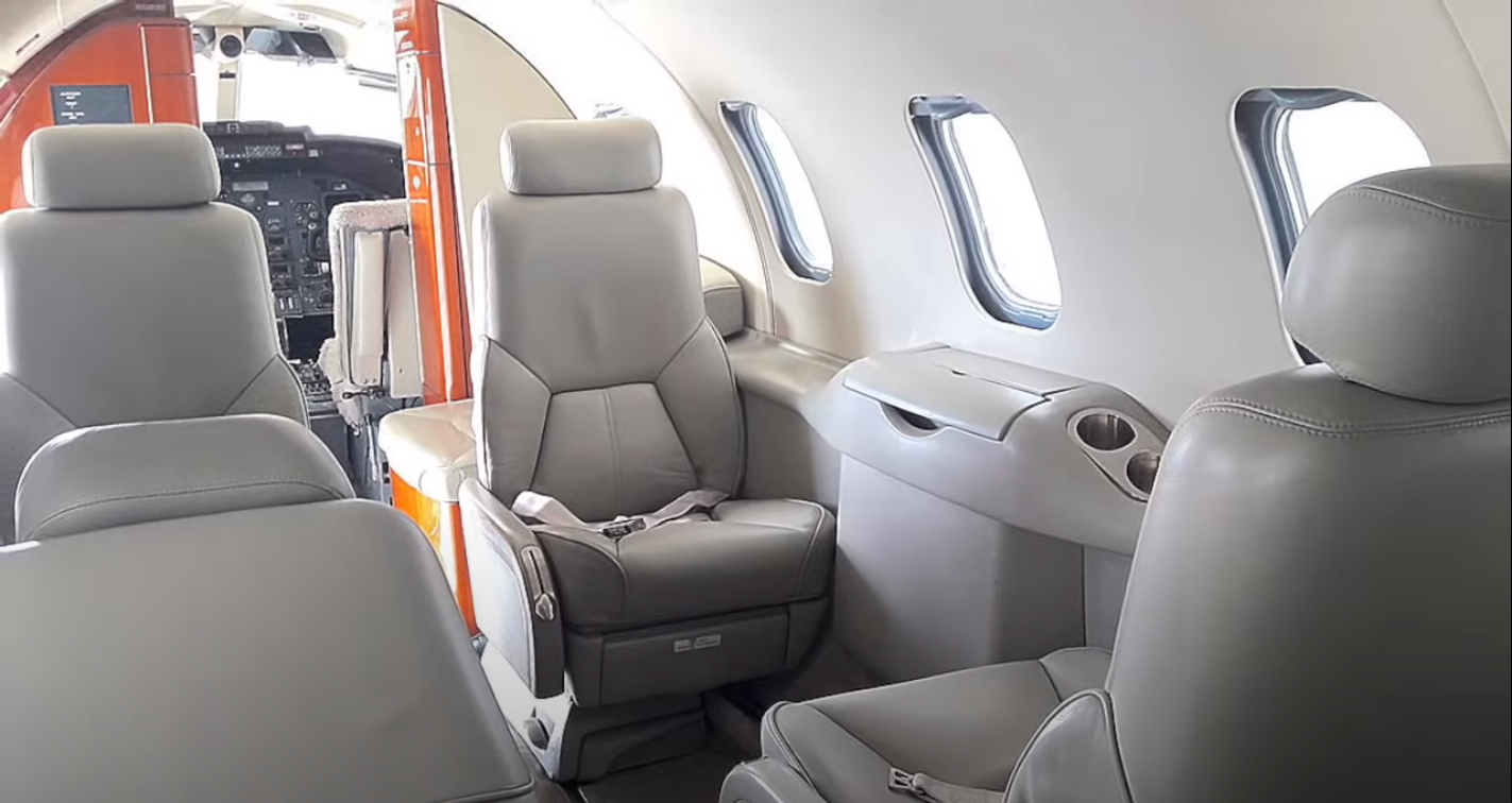 LearJet 31 A – cabine